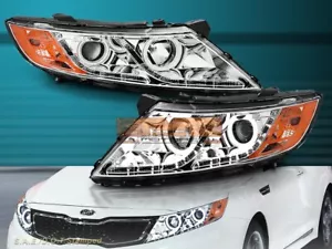 PAR DE FAROS LED CCFL CCFL PROYECTOR KIA OPTIMA 2011-2013 - Imagen 1 de 4