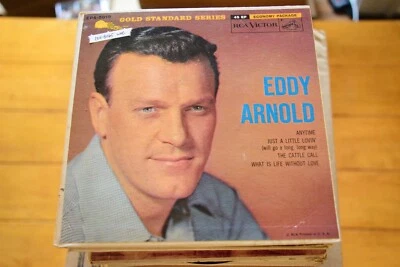 VINTAGE EDDY ARNOLD AND HIS GUITAR 45RPM 7" EP VINYL VG- RCA VICTOR [F51-227] - Image 1 of 4