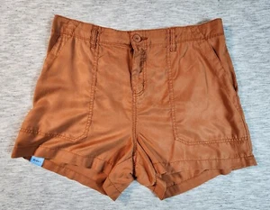 Social Standard By Sanctuary Shorts Fortune Tencel Womens Size Large Red Clay - Picture 1 of 9