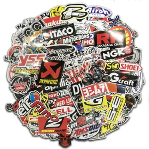 120Pcs JDM Stickers Pack Car Motorcycle Racing Helmet Motocross ATV Vinyl Decals - Picture 1 of 6