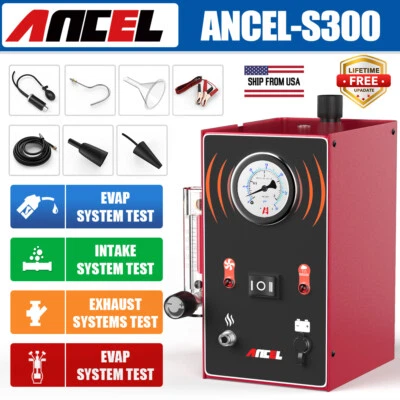 ANCEL Máquina de Humo Detector de Fugas EVAP Tubería de Aceite Localizador de Fugas Analizador Motor Coche  Foto 1 de 4