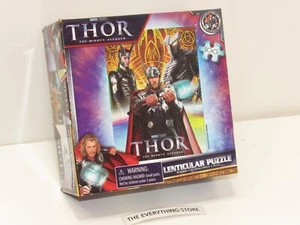 CARDINAL MARVEL THOR LENTICULAR PUZZLE 100 PIECE NEW SEALED FREE SHIP - Picture 1 of 2