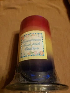 Brand New In Plastic Summer Fun And Festive Red, White And Blue Candle - Picture 1 of 5