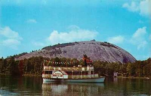 Postkarte Stone Mountain Memorial Park Georgia Paddlewheel General Lee - Bild 1 von 2