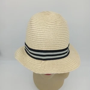 Gap Kids Fedora Hat Natural Color Ribbon Trim Size S / M - Picture 1 of 11