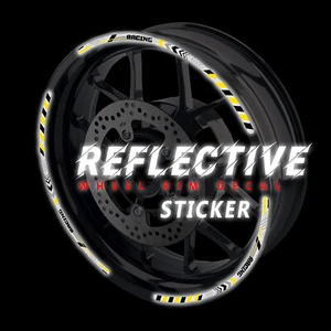 SH16 Blue Reflective Wheel Sticker Tape For Ducati Monster 1200 2015-2021 - Foto 1 di 13