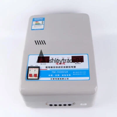 Automatic 15KW Voltage Stabilizer AC Regulator Power Supply 130-270V to 220V - Image 1 of 4