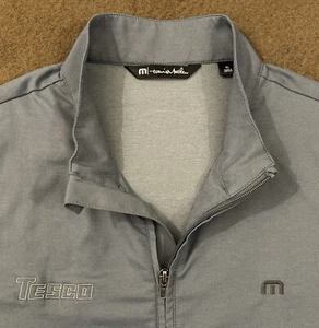 TRAVIS MATHEW Mens Gray Lightweight Full Zip Surfside Rain Golf Jacket XL - Picture 1 of 9
