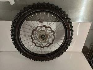 2018 18 Kawasaki KX250F KX 250F Front Wheel Rim Rotor Axle - Picture 1 of 13
