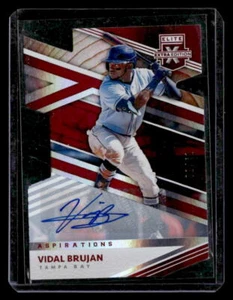 2020 Panini Elite Extra Edition #152 Vidal Brujan Aspirations Die Cut Auto #/41 - Picture 1 of 2