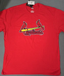 majestic Molina St. Louis Cardinals Hemd Herren 2XL Rot Kurzarm Etikett Geschenk - Bild 1 von 11
