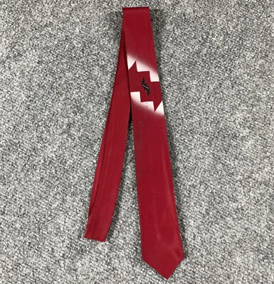 VINTAGE 50s 60s Southwestern Navajo Geometric Neck Tie Acetate Narrow Atomic - Image 1 of 4