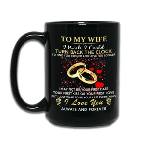 Husband and Wife Gift - Inspirational Unique Coffee Mug Valentine Gift for Women - Picture 1 of 5