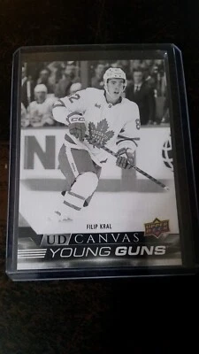 2022-23 upper Deck Series 2 Filip Kral Young Guns Canvas Black - Image 1 of 2