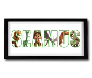 THE GOOD DINOSAUR Personalised Framed Name Print - Disney Name Print Artwork - Picture 1 of 1