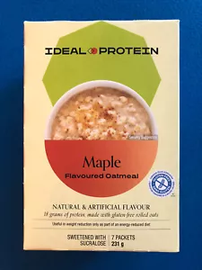 Ideal Protein Haferflocken mit Ahorngeschmack - 7 Pakete - EXP 31.10.26 - KOSTENLOSER VERSAND - Bild 1 von 4