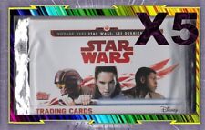 Pack 5 Boosters sous blister - STAR WARS - Edition Disney - Topps