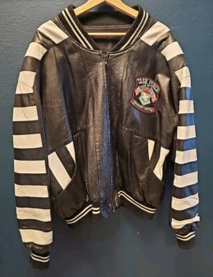 Chaqueta Bomber De Colección Nina Ricci Blanco y Negro Talla M Foto 1 de 4