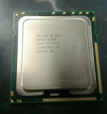 Processador SLBEW Intel Xeon W3520 2.66GHz soquete FCLGA1366 servidor CPU AS-IS - Imagem 1 de 3