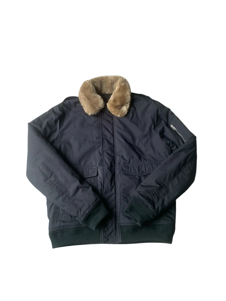 Chaqueta de bombardero Schott para hombre 3XL negra tipo CWU-R (USAF) i3-A5 Foto 1 de 4