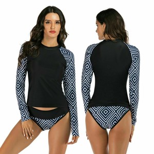 Conjunto De Mujer Con Protector Solar Traje De Surf Acolchad Conjunto De Mujer Con Protector Solar Traje De Surf Acolchad