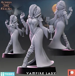 Vampire Lady NSFW/TTRPG/Wargaming/Mordheim/Dungeons and Dragons/Across the Realm - Foto 1 di 1