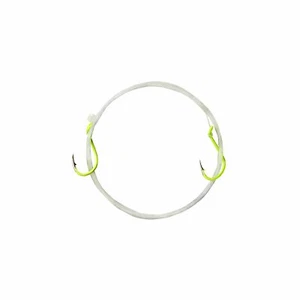 Lindy Rig Snell Crawler 4 pack 10 foot Fluorocarbon Glow Bead Walleye Rig - Picture 1 of 5