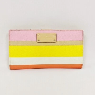 Cartera pulsera plegable multicolor Kate Spade Grove Street Stacy Dunestripe Foto 1 de 4