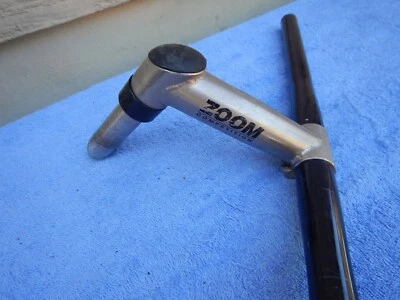 Vintage Zoom Competition Mountain Bike Stem and Handlebars Bars Fat Chance - Image 1 of 4