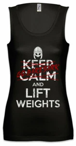 Go Baresark And Lift Weights Damen Tank Top Viking Vikings Valhall Weightlifting - Picture 1 of 1