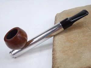 PERFECT 40'S TO 60'S ROUND TUBE ALUMINUM RADIATOR, BRIAR BOWL ESTATE PIPE - Picture 1 of 12