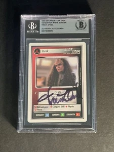 TRICIA ONEIL signierte Decipher Star Trek CCG Karte Auto Beckett BAS Platte KURAK - Bild 1 von 2