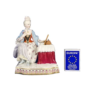 MEISSEN E3 Allegorie Das Gesicht J.C. Schönheit Die Fünf Sinne Porzellanfigur - Picture 1 of 19