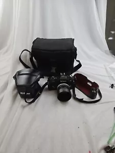 Nikon FG 35mm Film SLR Camera w/ Nikkor 50mm f/2.0 Lens (BLACK) - Picture 1 of 6