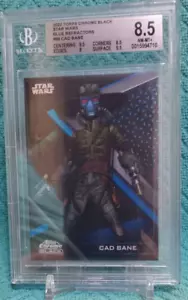 2022 Topps Chrome Black CAD BANE Blue Refractor 23/75 8.5 NM-MT+ - Picture 1 of 3