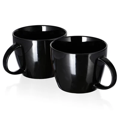 Tazas de café de cerámica, juego de 2 tazas de café grandes brillantes de 30 oz... Foto 1 de 4