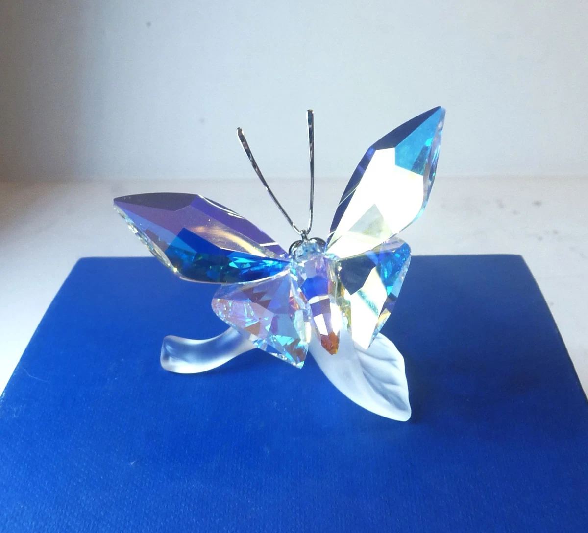 Swarovski Butterfly On Leaf for sale | eBay