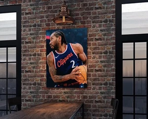 Kawhi Leonard Los Angeles Clippers Sports Print, Man Cave 22x28 - Picture 1 of 5