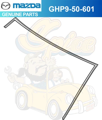 Mazda 2014-2017 Mazda6 ventana delantera revelación moldura GHP9-50-601 Foto 1 de 1