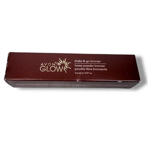 Avon Glow Shake & Go Bronzer Loose Powder Medium S201 0.071 Oz New - Picture 1 of 3