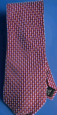 Corbata de seda vintage Louis Dell 'Olio para hombre hecha en Italia colores impresionantes Foto 1 de 4