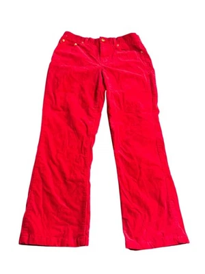 Lauren Jeans Co Ralph Lauren Petite 6P красные вельветовые брюки - Изображение 1 из 4