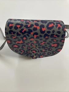 Boden Leather Cross Body Satchel Bag (Grey/Navy/Pink) - Picture 1 of 3