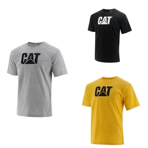 Men's short-sleeved T-shirt with Caterpillar logo Tractor Equipment Bulldozer - Picture 1 of 6