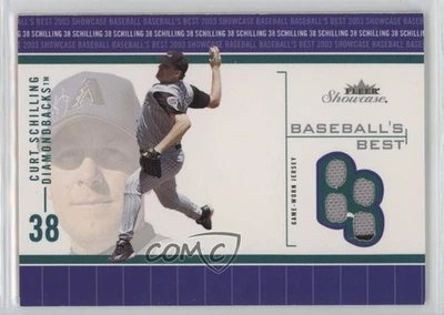La mejor camiseta de béisbol Fleer Showcase 2003 Curt Schilling #BB-CS Foto 1 de 2