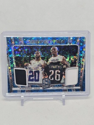 2020  Spectra Respectra Sanders/Pollard Neon Blue /50 Player Worn Relic Case Hit - Image 1 of 2
