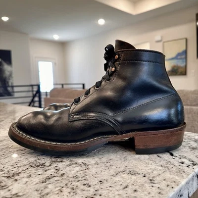 WHITE'S Semi Dress Boots 11 B Men's Black Leather Casual Lace Up Service Chukka - Image 1 of 4