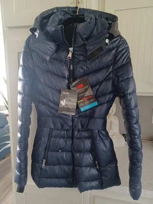 pajar womens coat Size Small NWT Navy Shiny - Image 1 of 4