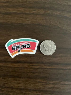 Calcomanía adhesiva de baloncesto de los San Antonio Spurs de la NBA S87 Foto 1 de 2