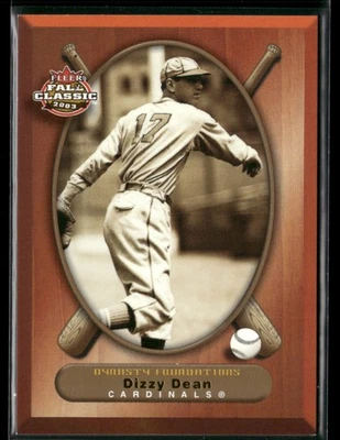 2003 Fleer Fall Classics DIZZY DEAN /50 Dynasty Foundations CARDINALS HOF N212 - Image 1 of 3